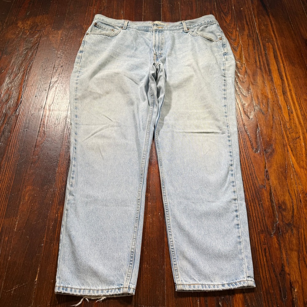 Levis 550 Jeans Womens 22 M  Blue Relaxed Tapered‎ Mom Faded 90s Y2K